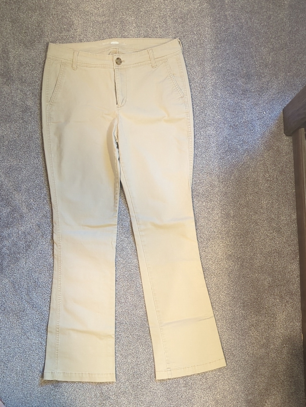Old Navy Light Beige Bootcut Pants